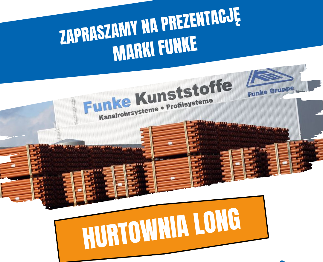 zaproszenie na prezentacje marki funke w hurtowni instalacyjnej long